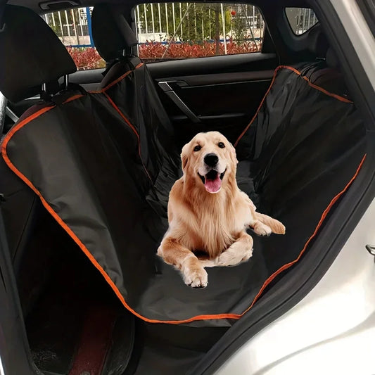 Waterproof Pet Car Seat Cover for Dogs & Cats — Hammock Style, Scratch-Proof, All Vehicles
